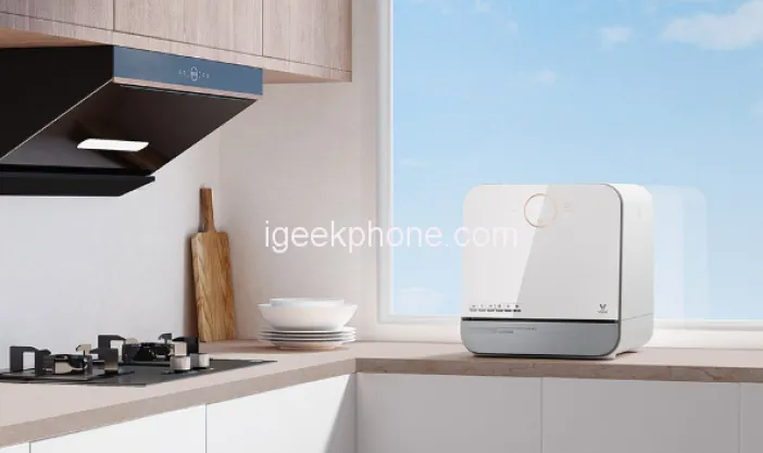 Компактная посудомоечная машина без необходимости подключения к водопроводу. На Xiaomi Youpin представлена Yunmi Countertop Dishwasher Sugar